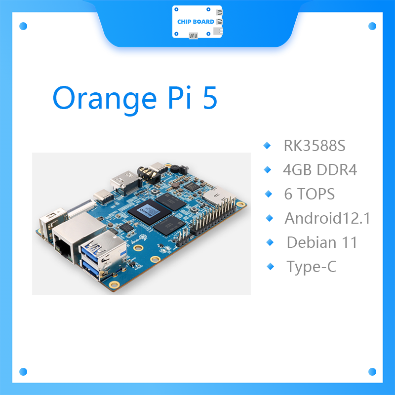 Orange Pi 5 Plus 16Gb - Orange pi 5 4GB rk3588s外部wifi +